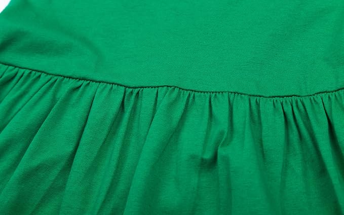 Mud Kingdom Little Girls Dresses Cotton Summer Holiday Cute Cat Dress Short - Image 5