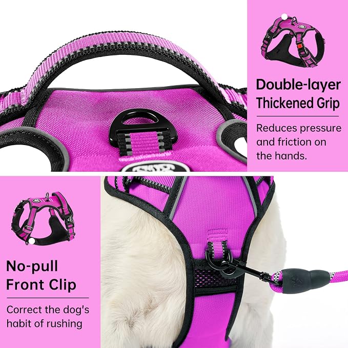 IVY&LANE No Pull Dog Harness for Large Dogs, Dog Vest Harness - Image 4