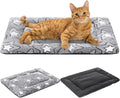 Namalu 2 Pcs Winter Dog Crate Pad Cat Bed Mat Kennel Reversible Warm Cool Cozy by Namalu