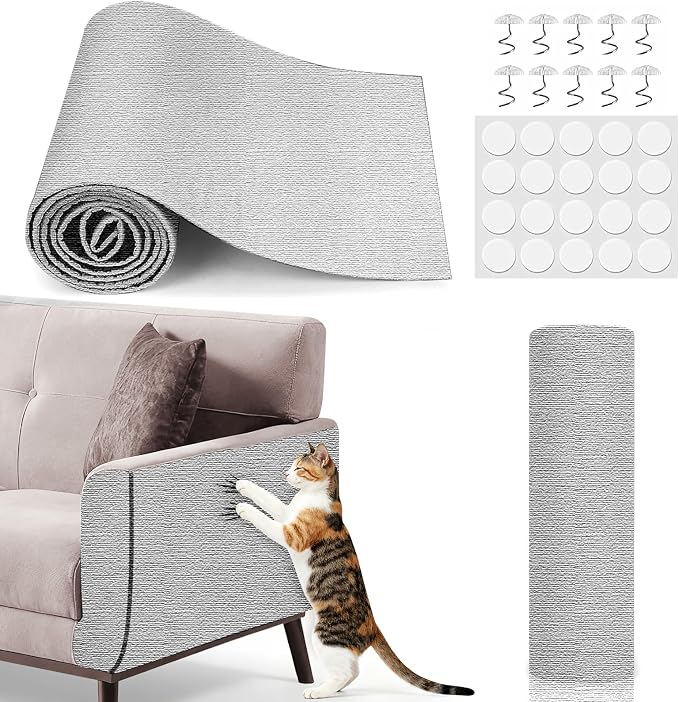 78.7"x15.8" Cat Scratch Mat, Adhesive Cat Scratch Pad by DYALE