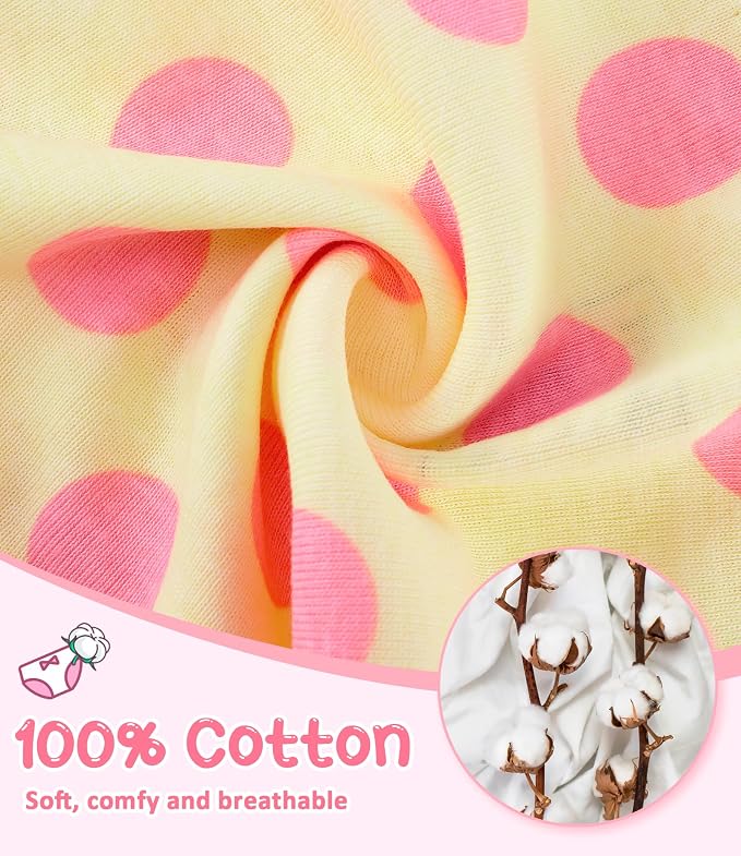 Girls and Toddlers 100% Cotton Underwear Tagless Soft Panties Size 2-3T - Image 2