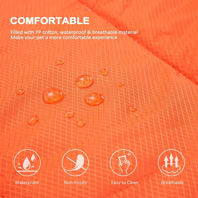 BDEUS 43x25In Large Size Outdoor Dog Bed, Waterproof & Portable Camping Travel - Image 4