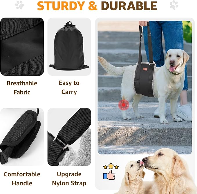 Adjustable Dog Lift Harness, Dog Sling - Image 9