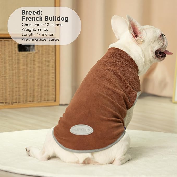 cyeollo 2XL Dog Sweater for Large Dogs Male Female, Reflective Dog Sweatshirt - Image 8