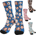 Artsadd Custom Face Socks for Women Men Cat Dog Lovers, Customized Unisex Funny by Artsadd