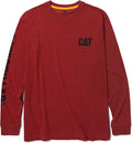 Caterpillar Trademark Banner Long Sleeve Tee Shirts by Caterpillar+Workwear