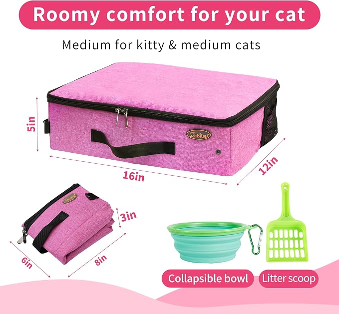 Deblue Portable Traveling Cat Litter Box - Image 8