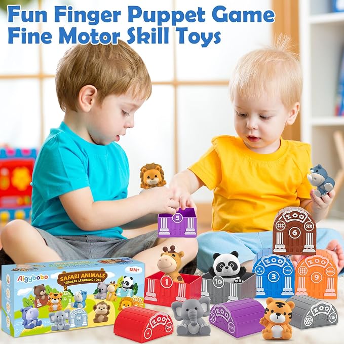 Learning Toys for 1, 3 Year Old Toddlers, Matching & Sorting Fine Motor Games - Image 7