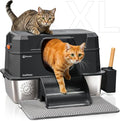 Stainless Steel Cat Litter Box by PetCove