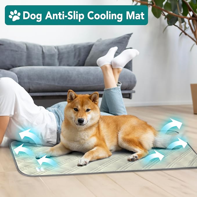 PetAmi Waterproof Cooling Mat for Dog, Premium Pet Cooling Blanket for Bed Crate - Image 5