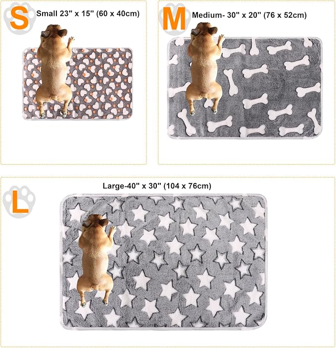 3 Pack Cat and Dog Blanket Soft & Warm Fleece Flanne Pet Blanket, Great Pet - Image 4