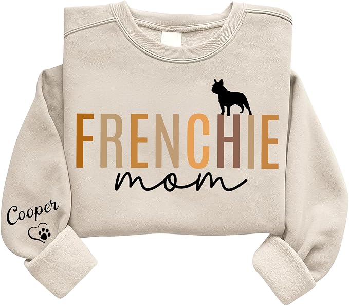 Personalized Dog Sweatshirt for Pet Lovers, Custom Name Crewneck, Cozy Gift for by Unknown