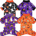 XPUDAC 4 Pack Halloween Dog Pajamas, Funny Ghost Halloween Costumes by XPUDAC