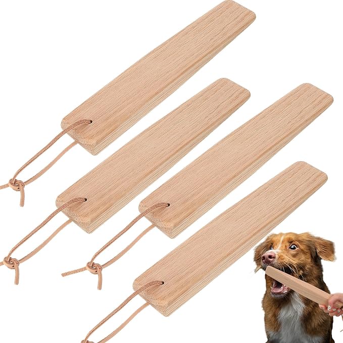 Barydat 4 Pcs Break Stick Dog Fight 10.04'' x 1.77'' x 0.79'' Dog Stick Toy by home