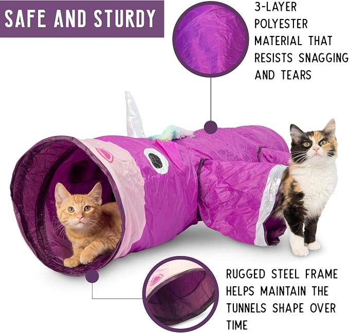 Pet Craft Supply Magic Mewnicorn Multi Cat Tunnel Boredom Relief Toys - Image 2