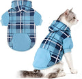 EXPAWLORER Plaid Cat Hoodie by EXPAWLORER