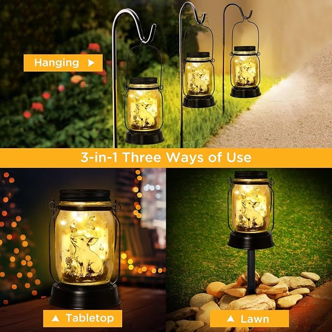 kyoryuger Pig Gifts for Women/Men/Kids Pig Lovers Animal Solar Lantern - Image 6