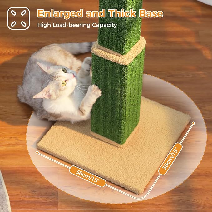 PAWZ Road Carpet Cat Scratching Post 32” Tall Scratching Post - Image 6