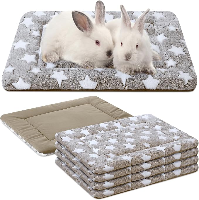VitalCozy 4 Pcs Dog Crate Pads, Ultra Soft Warm Washable Anti-Slip Kennel Bed by VitalCozy