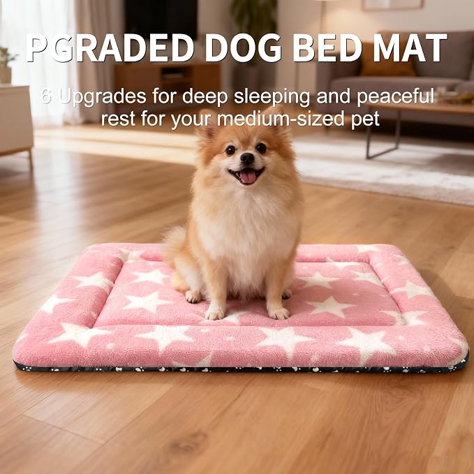 Washable Dog Bed Plush Orthopedic Outdoor Crate Mat - Image 2