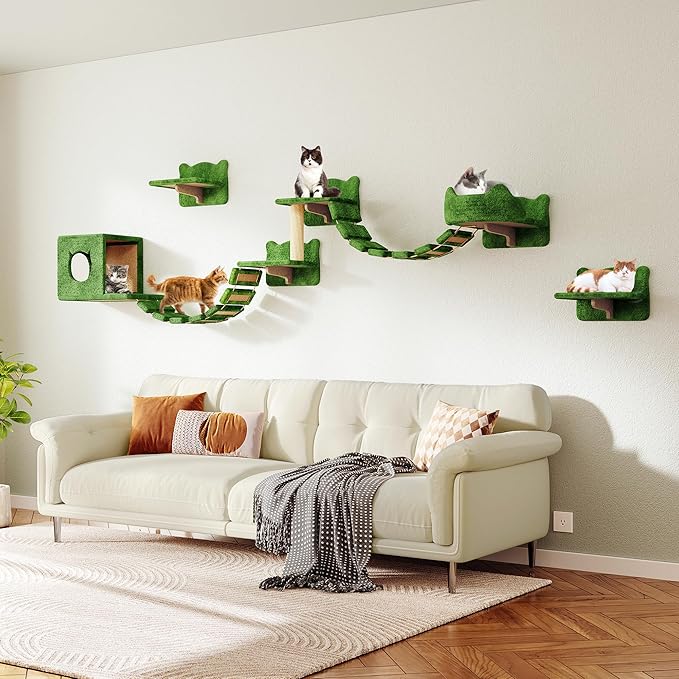 Cat Wall Shelves, Wall Mounted Cat Shelf Furniture by Homiflex