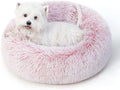 Calming Dog Bed & Cat Bed for Indoor Cats, Medium Size Washable Anti-Slip by SunstyleHome