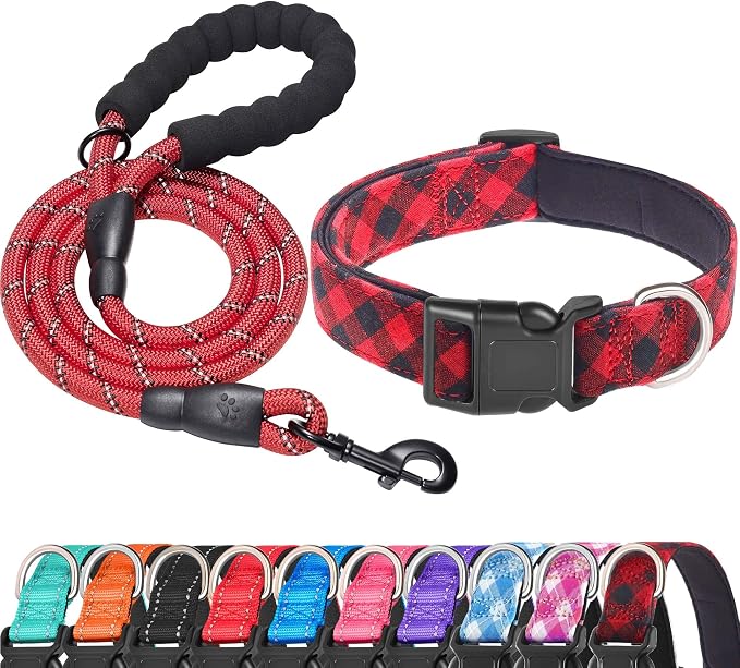 Reflective Dog Collar Padded by ladoogo