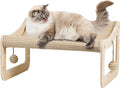 Sisal Cat Scratcher Bed for Indoor Cats, Hammock for Scratching Pad, 2 in 1 by PLITTPETTS