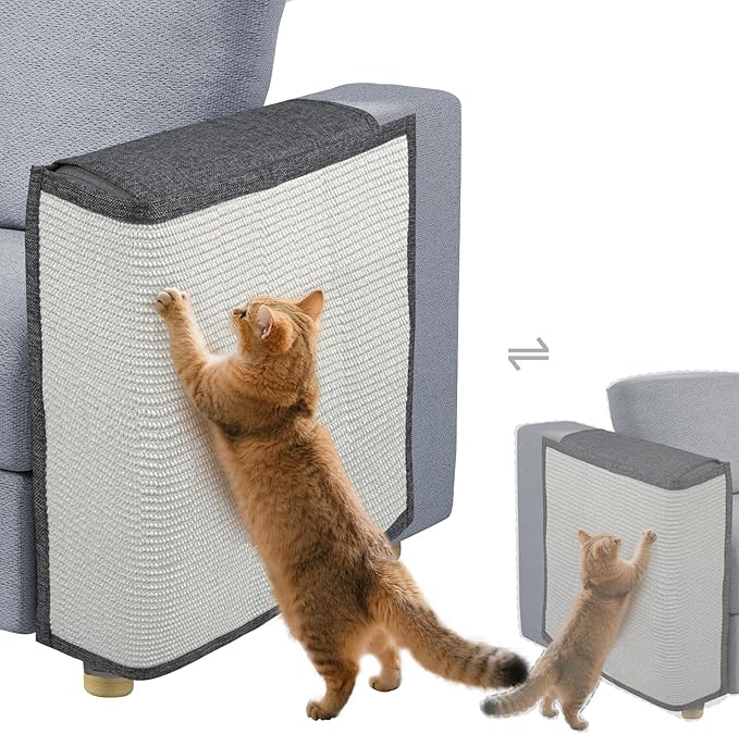 OROONOKO 1 Pack Reversible Cat Scratch Sofa Protector Natural Sisal by Oroonoko