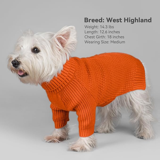 cyeollo 4XL Dog Sweater, Pullover Turtleneck - Image 8