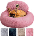 PetJett Calming Dog Bed for Small Dogs – 23" Donut Dog Beds, Anti-Slip & by PETJETT