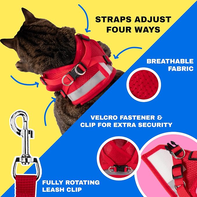 Travel Cat Harness and Leash Set - Image 3