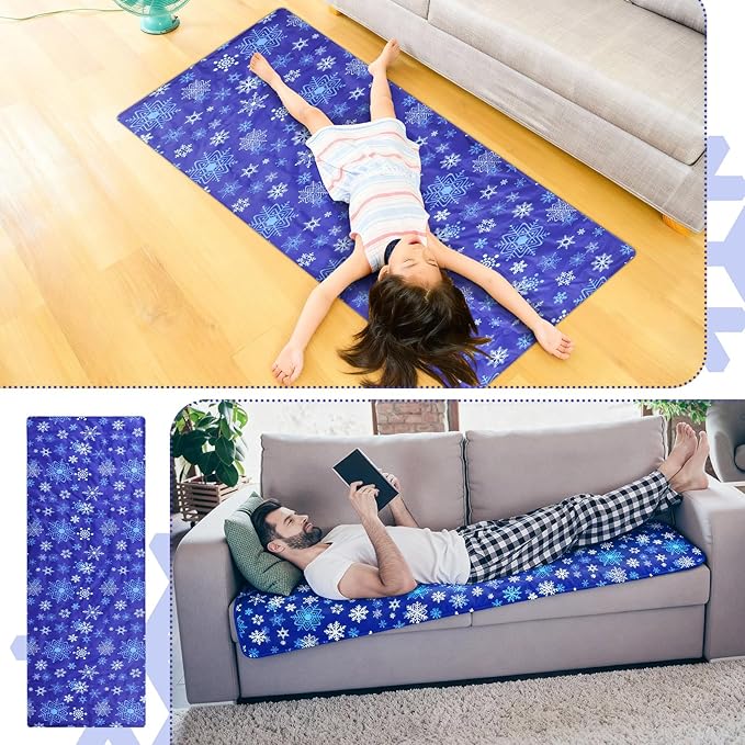 Cooling Pad Mat for Sleep Cooling Mattress Pad Gel for Bed, Relieve Pain - Image 5