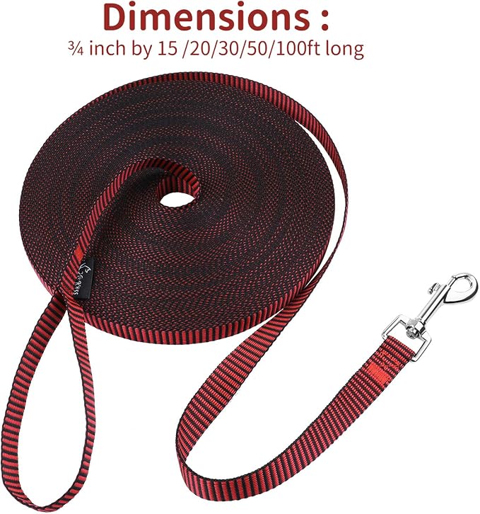 Hi Kiss Dog/Puppy Obedience Recall Training Agility Lead - 15ft 20ft 30ft 50ft - Image 4