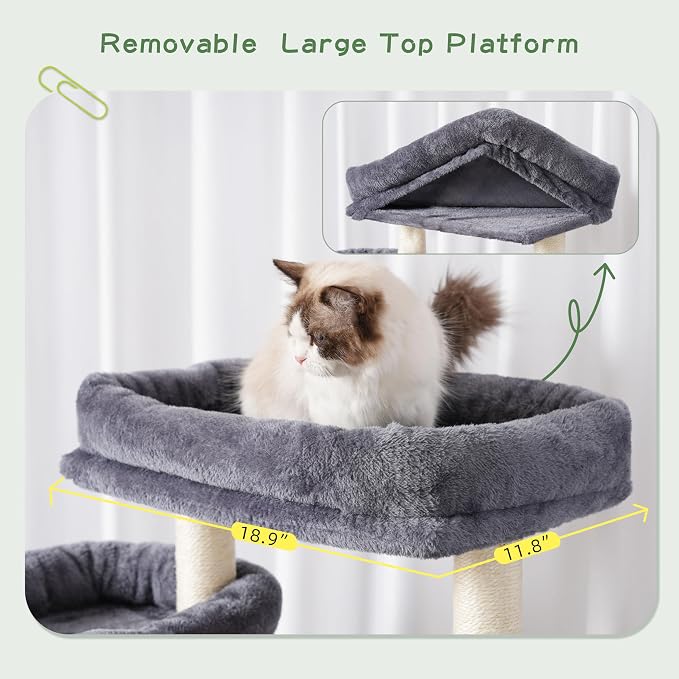 Cat Tree with Tunnel, Cat Tower - Image 6