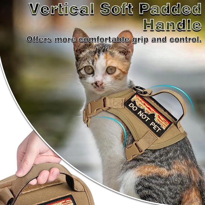 Tactical Cat Harness and Leash Set - Image 2