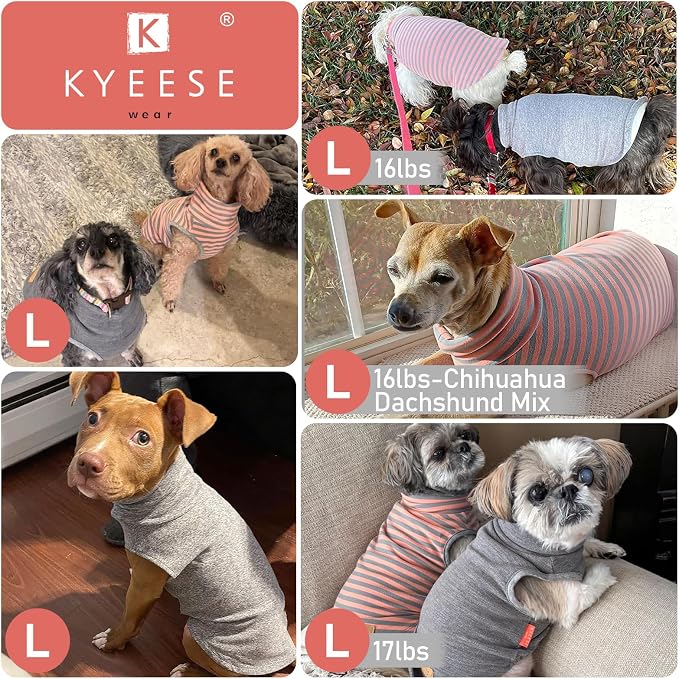 KYEESE 2Pack Dog Sweater Pullover Small Pet Sweaters Dog Sweaters - Image 5