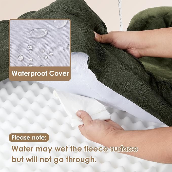 EHEYCIGA Orthopedic XL Dog Beds, Waterproof Memory Foam Dog Bed - Image 3