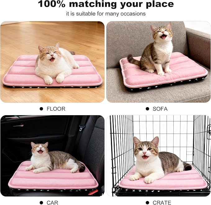 Dog Crate Pad, Ultra Soft & Anti-Slip Kennel Mat, Secure Fit - Image 8