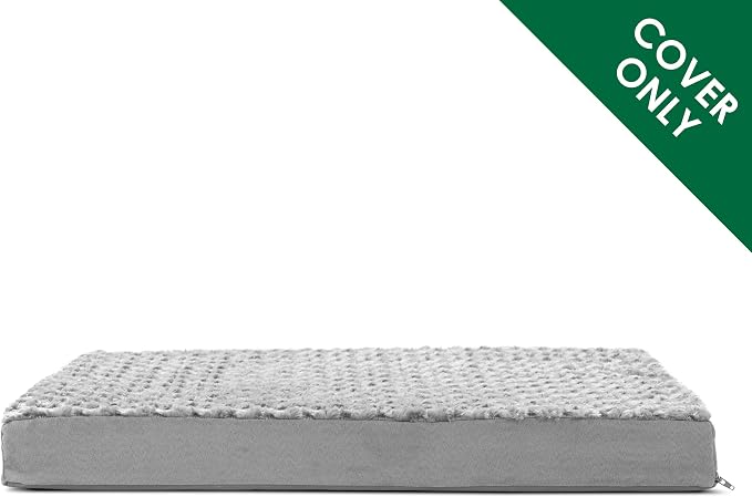 Furhaven Replacement Dog Bed Cover Ultra Plush Faux Fur & Suede Mattress - Image 2