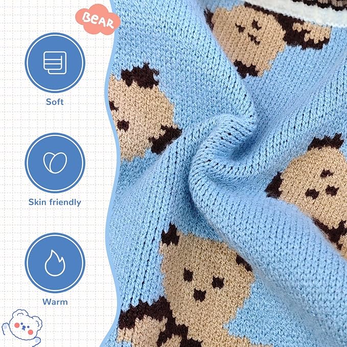 Small Dog Sweaters Cute Bear Dog Cardigans Clothes - Image 5