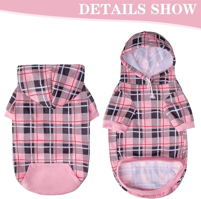 EXPAWLORER Plaid Dog Hoodie - Image 5