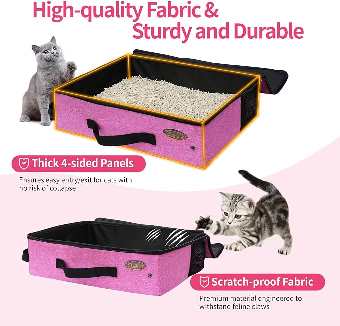 Deblue Portable Traveling Cat Litter Box - Image 3