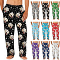 MyPupSocks Custom Pajama Pants for Pet Lover, Personalized Photo Face Printed by MyPupSocks