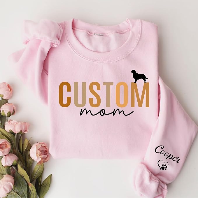 Personalized Dog Sweatshirt for Pet Lovers, Custom Name Crewneck, Cozy Gift for - Image 6