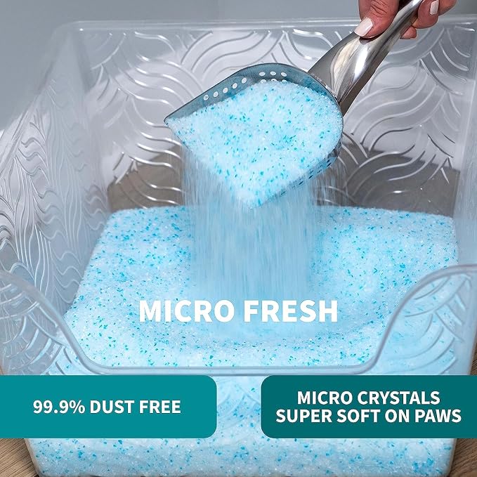 Litter Pearls Micro Fresh Scented Non-Clumping Crystal Cat Litter - Image 2