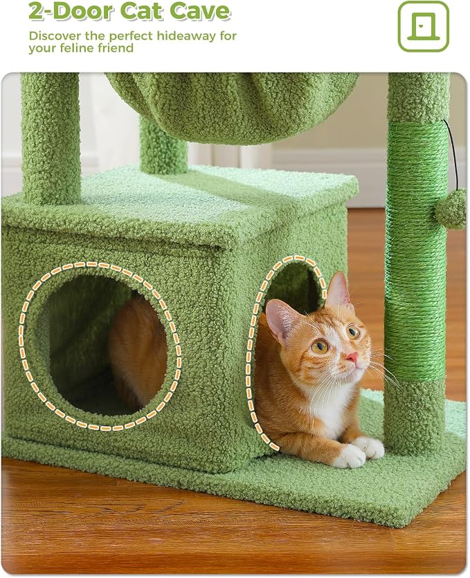 Cactus Cat Tree, 47.6" Cat Tower - Image 5