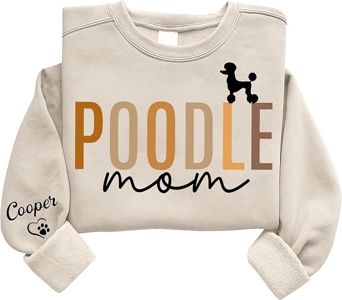 Personalized Dog Sweatshirt for Pet Lovers, Custom Name Crewneck, Cozy Gift for by Unknown