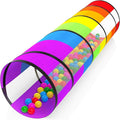 Kids Play Tunnel for Toddlers 70 x 21 Inch Colorful Pop-Up 1-3 Baby Crawling by spxkd