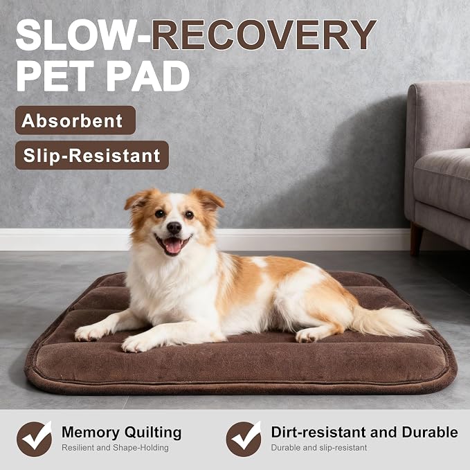Dog Bed Mat, Reversible Dog Crate Pad - Image 2